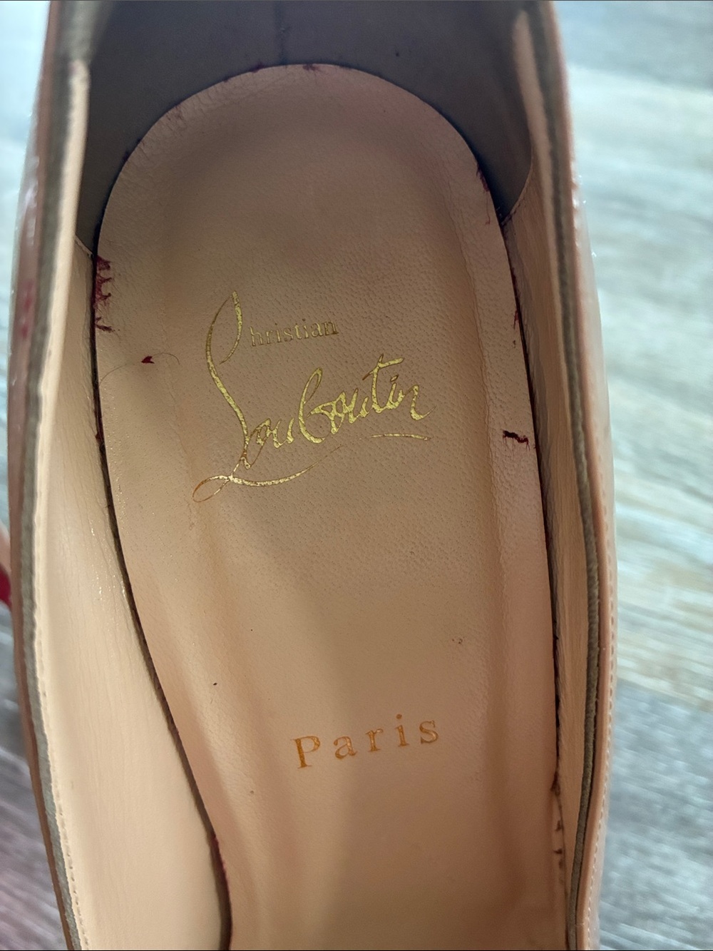 Christian Louboutin Bianca Nude Platform Stiletto Heels - Picture 11 of 12